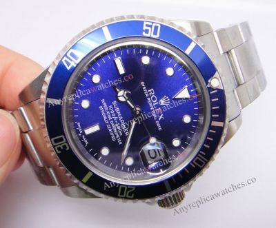 Swiss ETA Movement /Rolex Submariner SS Blue 16610- Classic Model